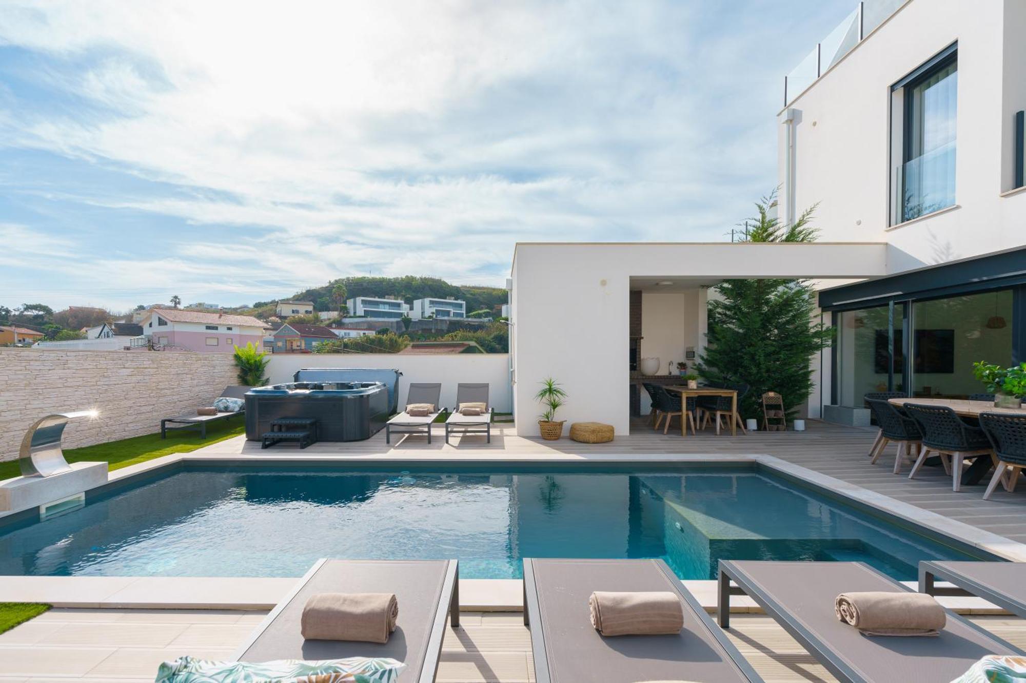 Paradise Villa, Luxury Villa Near The Beach Ribamar  Εξωτερικό φωτογραφία